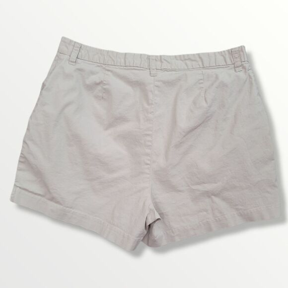 Mossimo Tan Stretch Mom Walking Shorts Size 14 - Picture 2 of 3